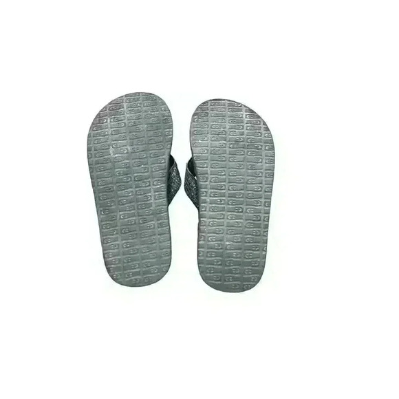 Sanuk Black Glitter Kids Flip Flops/Sandals Size 11-12 Kids - Picture 3 of 4